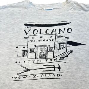 VTG XL 80s 90s New Zealand Kiwi Crew Art Graphic T shirt